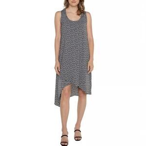 Small Liverpool Black and White Shift dress